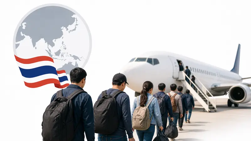 Laos Pulanangkan 41 Warga Thailand Terkait Penertiban Perjudian Gelap